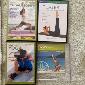 DVDs for yoga and Pilates